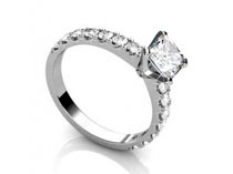 Pear Diamond Ring SPAF02