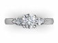 Trilogy Diamond Ring MPA61 birds eye view 