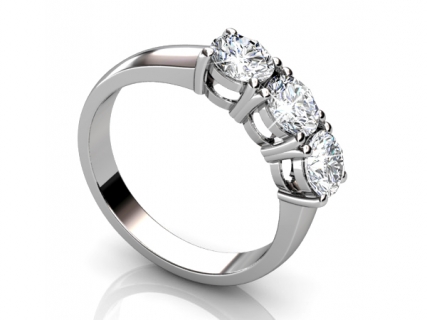 platinum rings MP59 profile view