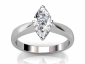Marquise Diamond solitaire rings SWF05 raised view 