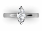 Marquise Diamond solitaire rings SWF05 birds eye view 