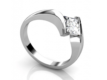 Engagement rings SWP35 profile view