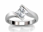 Diamond Engagement rings SWP33  raised view