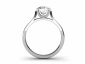 womans rings SWP40 through finger view