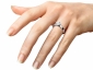 womans rings SWP41 on finger view
