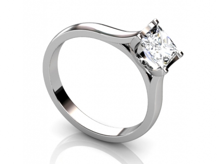 engagement rings solitaire SWP48 profile view