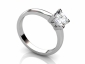 Womans engagement ring SWP52 profile view 
