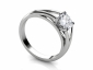 spit shank engagement rings SWR15 profile view