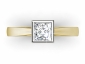 yellow gold diamond rings SYP43 birds eye view