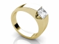 wide band gold ring SYP50 profile view