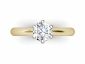 Engagement diamond ring SYR13 birds eye view 