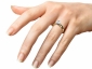 solitaire rings SYR18 on finger view