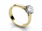 solitaire rings SYR18 profile view