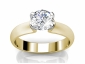 yellow gold rings SYR21 raised view