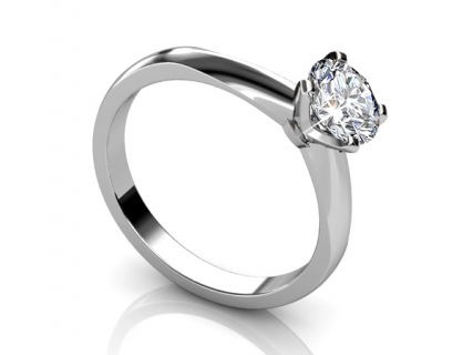 engagement ring SPAR65 profile view 