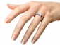 diamond ring on finger, palladium, spf08
