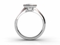 Engagement ring SPP40  through finger view