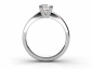 Engagement ring Diamond SPP44  through finger view