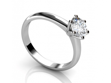 Engagement ring SPR13 profile view 