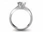 engagement 6 claw ring through finger view SPR30 