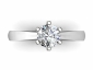 engagement 6 claw ring birds eye view SPR30