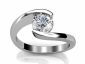 Diamond rings SPR66 raised view