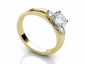 Engagement ring SAY24 profile view