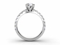 SAPA22 engagement rings through finger view