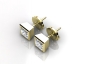 EPBY08 yellow gold 2ct diamond studs birds eye profile 