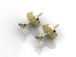 EPCY002 Yellow Gold earrings birds eye view