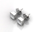 Princess cut 1.50ct EPBP07 earrings top