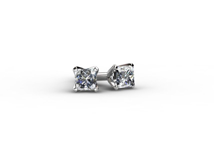 Diamond earrings 0.20ct EPCP001 front view