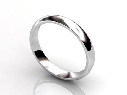 thin half round profile rings WLP04